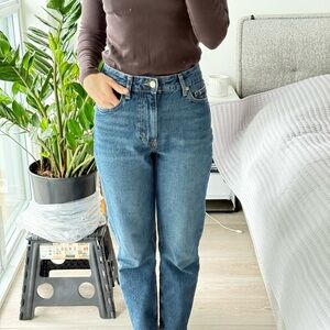 Mom Blue Jeans H&M